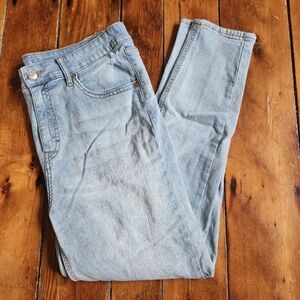 Wild Fable Light Wash Skinny Jeans High Rise Super Stretchy Soft Size 14